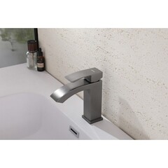 Смеситель для раковины Abber Wasserfall однорычажный никель (AF8610NG) - фото 2