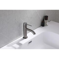 Смеситель для раковины Abber Wasser Kreis однорычажный никель (AF8110NG) - фото 3