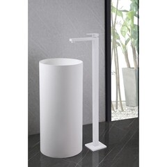 Смеситель для раковины Abber Daheim однорычажный белый (AF8241W) - фото 3