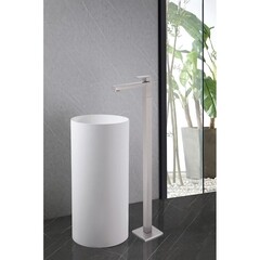 Смеситель для раковины Abber Daheim однорычажный сатин (AF8241SP) - фото 2