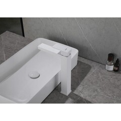 Смеситель для раковины Abber Daheim однорычажный белый (AF8211W) - фото 3