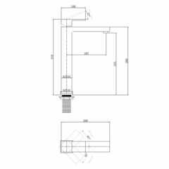 Смеситель для раковины Abber Daheim однорычажный белый (AF8211W) - фото 2