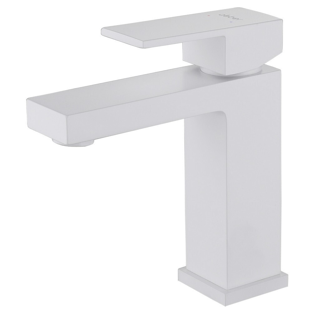 

Смеситель для раковины Abber Daheim белый однорычажный (AF8210W)