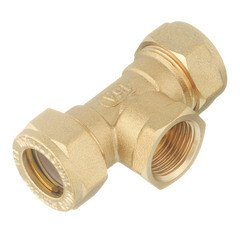 Тройник Stahlmann IWS EasyFix 15 мм х 1/2 ВР(г) х 15 мм для гофрированных труб - фото 2