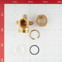 Угол Stahlmann IWS EasyFix 20 мм х 3/4 ВР(г) для гофрированных труб с креплением - фото 2