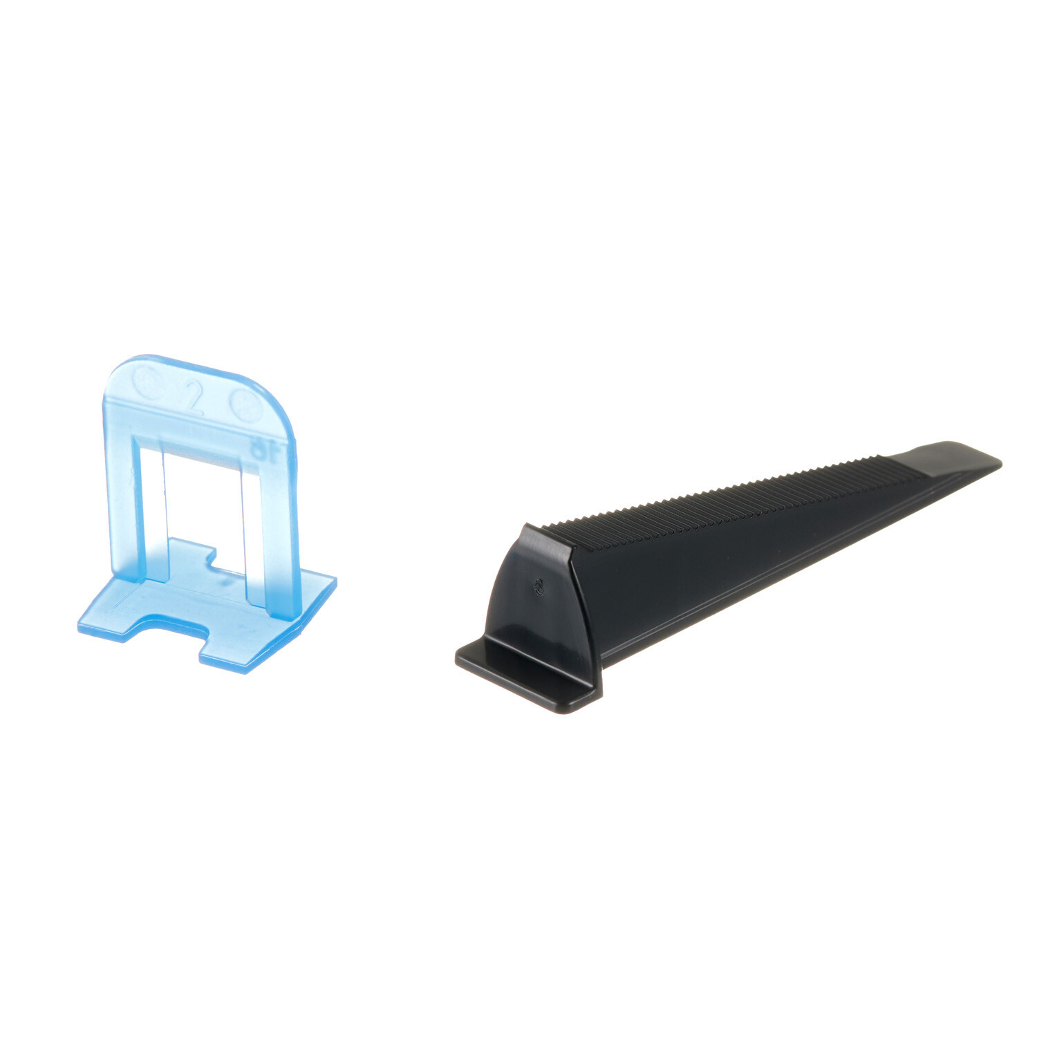 Система выравнивания плитки Plitonit Profi mini 2 мм комплект (зажим ворота, клин) (50+50 шт.)