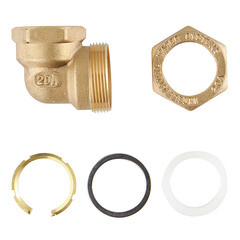 Угол Stahlmann IWS EasyFix 90° 20 мм х 3/4 ВР(г) для гофрированных труб - фото 4