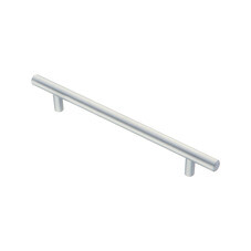 Ручка-рейлинг мебельная Kerron Metallic d10 мм металлическая матовый хром (R-3010-128 SC)