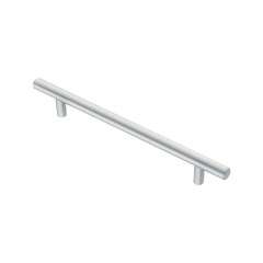 Ручка-рейлинг мебельная Kerron Metallic d10 мм металлическая матовый хром (R-3010-128 SC) - фото 1