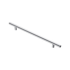 Изображение товара Ручка-рейлинг мебельная Kerron Metallic d10 мм металлическая хром (R-3010-224)