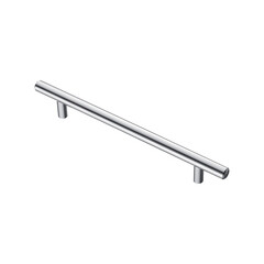 Ручка-рейлинг мебельная Kerron Metallic d10 мм металлическая хром (R-3010-160) - фото 1