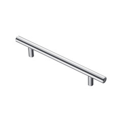 Изображение товара Ручка-рейлинг мебельная Kerron Metallic d10 мм металлическая хром (R-3010-128)