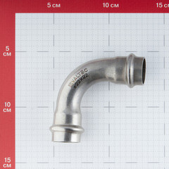 Угол VALTEC (VTi.951.I.002222) 90° 22 мм ВВ нержавеющая сталь - фото 3