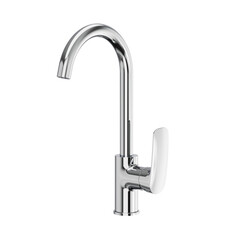 Смеситель для кухни Tokito Komaki хром с высоким изливом однорычажный (TOK-KOM-1013) - фото 1