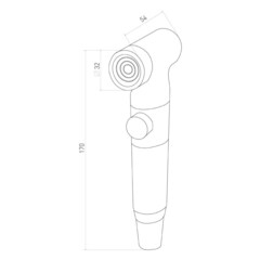 Лейка гигиеническая Tokito Mizu хром (TOK-MIZU-1027CR) - фото 10
