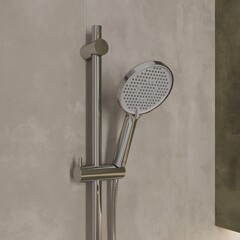 Лейка для душа Milardo Ideal Spa d126 мм 3 режима без шланга пластик хром (ILS3FCRM18) - фото 10