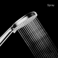 Лейка для душа Milardo Ideal Spa d126 мм 3 режима без шланга пластик хром (ILS3FCRM18) - фото 7