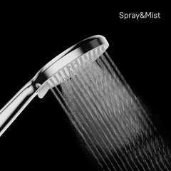 Лейка для душа Milardo Ideal Spa d126 мм 3 режима без шланга пластик хром (ILS3FCRM18) - фото 3