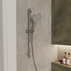 Лейка для душа Milardo Ideal Spa d126 мм 3 режима без шланга пластик хром (ILS3FCRM18) - фото 2