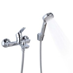 Смеситель для ванны Tokito Konan хром однорычажный с коротким изливом с лейкой (TOK-KON-1014) - фото 12