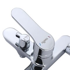 Смеситель для ванны Tokito Konan хром однорычажный с коротким изливом с лейкой (TOK-KON-1014) - фото 11