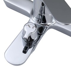 Смеситель для ванны Tokito Konan хром однорычажный с коротким изливом с лейкой (TOK-KON-1014) - фото 9