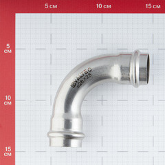 Угол VALTEC (VTi.951.I.002828) 90° 28 мм ВВ нержавеющая сталь - фото 2