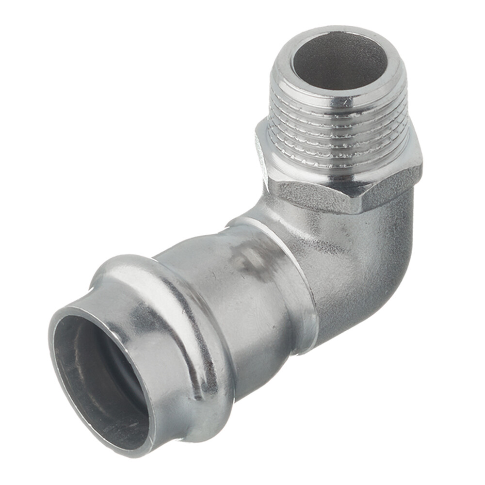 Изображение товара Угол VALTEC (VTi.953.I.002204) 90° 22 мм х 1/2 НР нержавеющая сталь