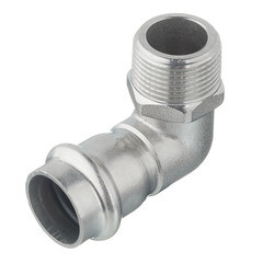 Изображение товара Угол VALTEC (VTi.953.I.002205) 90° 22 мм х 3/4 НР нержавеющая сталь