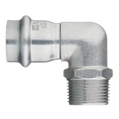 Угол VALTEC (VTi.953.I.002205) 90° 22 мм х 3/4 НР нержавеющая сталь - фото 4