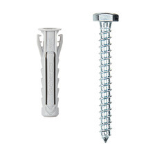 Дюбель распорный Fischer SX PLUS 10x50 мм нейлон с шурупом (4 шт.)