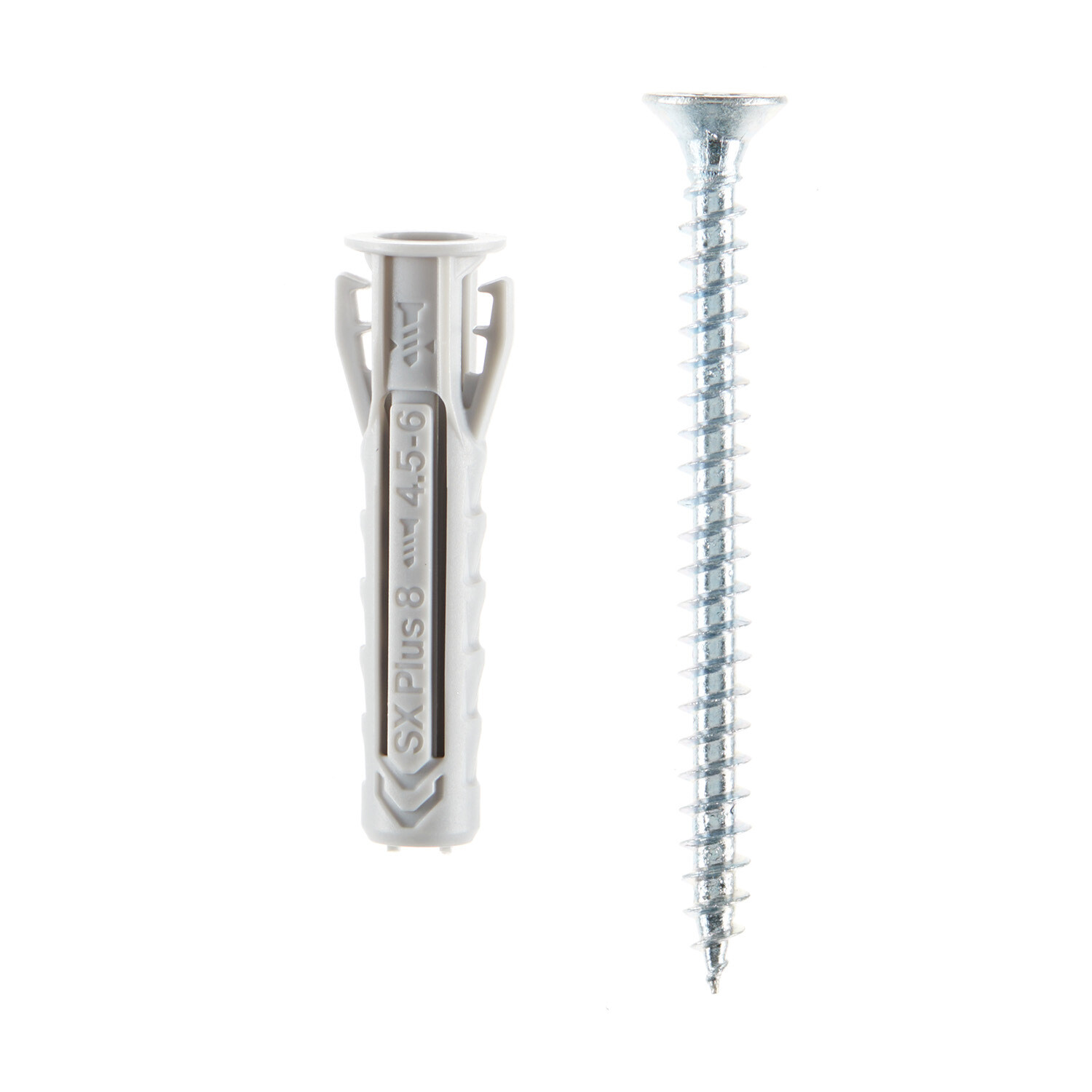 Изображение товара Дюбель распорный Fischer SX PLUS 8x40 мм нейлон с шурупом 10 шт