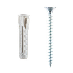 Изображение товара Дюбель распорный Fischer SX PLUS 5x25 мм нейлон с шурупом (20 шт.)