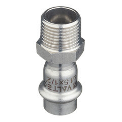 Соединитель VALTEC (VTi.901.I.001504) 15 мм х 1/2 НР(ш) нержавеющая сталь - фото 3