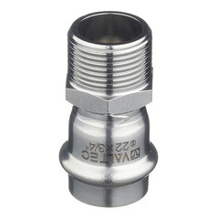 Соединитель VALTEC (VTi.901.I.002205) 22 мм х 3/4 НР(ш) нержавеющая сталь - фото 3