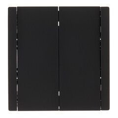 Изображение товара Выключатель IEK Forte&Piano FP107 двухклавишный встраиваемый черный проходной (FP-V22-0-10-1-K02)