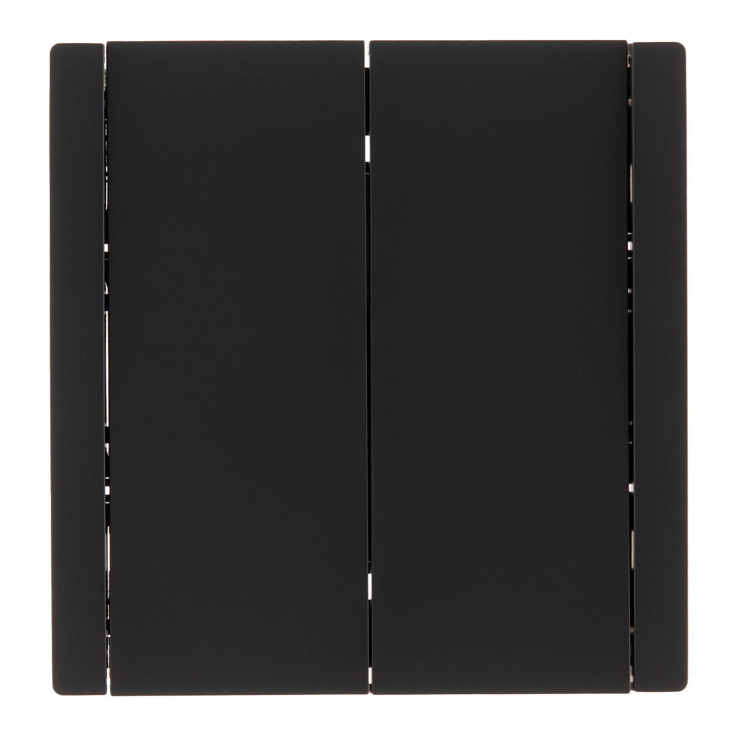 Изображение товара Двухклавишный встраиваемый выключатель IEK Forte&Piano FP107 черный