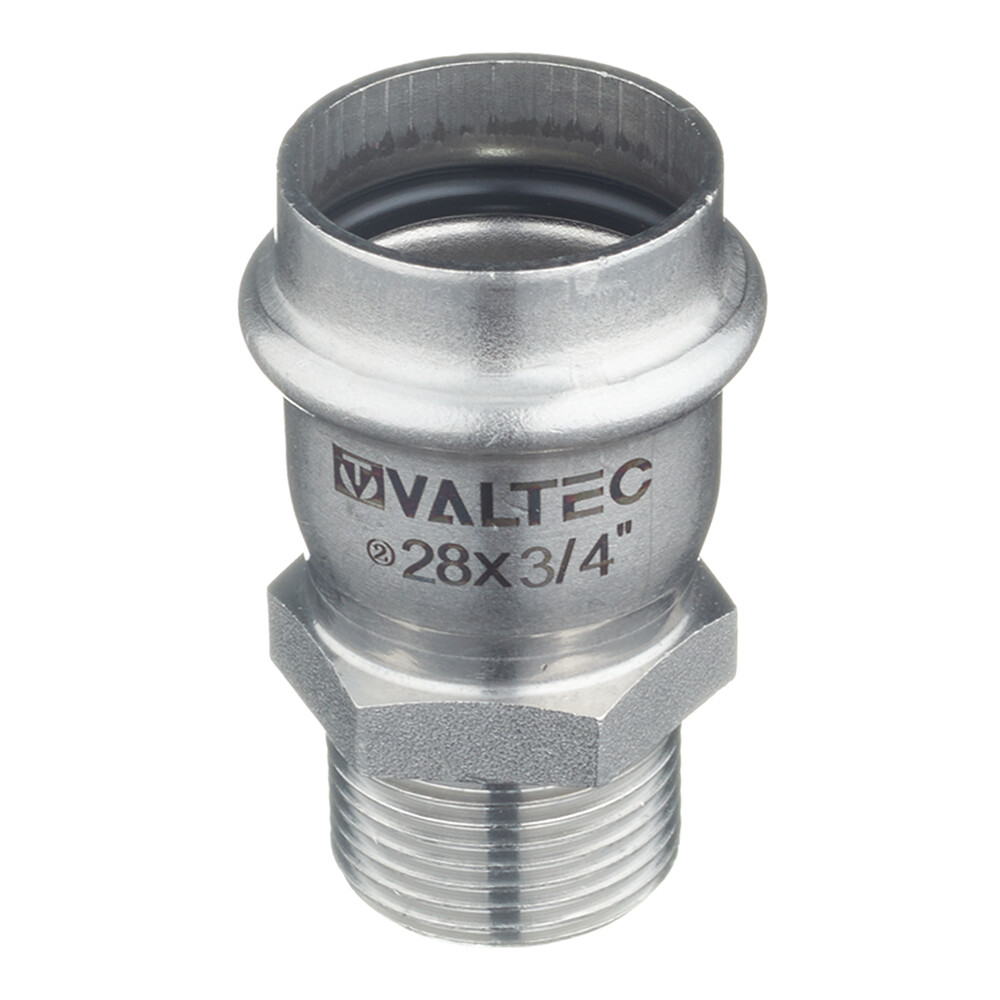 Изображение товара Соединитель VALTEC VTi.901.I.002805 28 мм х 3/4 НР(ш) нержавеющая сталь