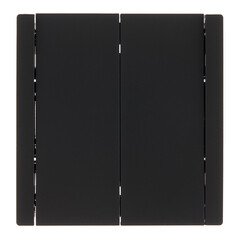 Изображение товара Выключатель IEK Forte&Piano FP105 двухклавишный встраиваемый черный (FP-V20-0-10-1-K02)