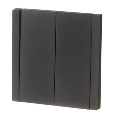 Выключатель IEK Forte&Piano FP105 двухклавишный встраиваемый черный (FP-V20-0-10-1-K02) - фото 4