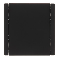 Выключатель IEK Forte&Piano FP112 одноклавишный встраиваемый черный перекрестный (FP-V13-0-10-1-K02) - фото 1