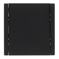 Выключатель IEK Forte&Piano FP104 одноклавишный встраиваемый черный проходной с подсветкой (FP-V12-1-10-1-K02) - фото 1