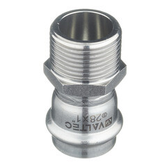 Соединитель VALTEC (VTi.901.I.002806) 28 мм х 1 НР(ш) нержавеющая сталь - фото 3