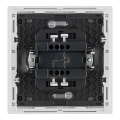 Выключатель IEK Forte&Piano FP204 одноклавишный встраиваемый белый проходной с подсветкой (FP-V12-1-10-1-K01) - фото 5