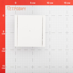 Выключатель IEK Forte&Piano FP204 одноклавишный встраиваемый белый проходной с подсветкой (FP-V12-1-10-1-K01) - фото 2