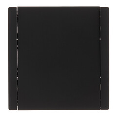 Выключатель IEK Forte&Piano FP103 одноклавишный встраиваемый черный проходной (FP-V12-0-10-1-K02) - фото 1