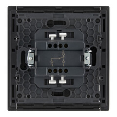 Выключатель IEK Forte&Piano FP103 одноклавишный встраиваемый черный проходной (FP-V12-0-10-1-K02) - фото 5