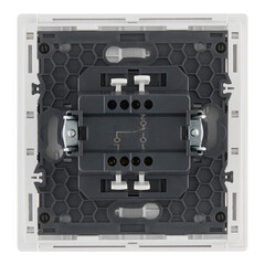 Выключатель IEK Forte&Piano FP203 одноклавишный встраиваемый белый проходной (FP-V12-0-10-1-K01) - фото 5