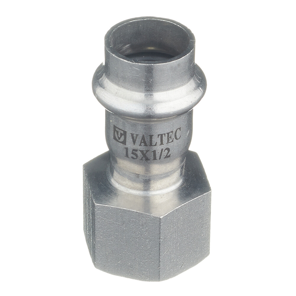 Изображение товара Соединитель VALTEC (VTi.902.I.001504) 15 мм х 1/2 ВР(г) нержавеющая сталь