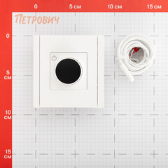 Терморегулятор для теплого пола IEK Forte&Piano FP252 встраиваемый белый (FP-RT11-K01) - фото 2